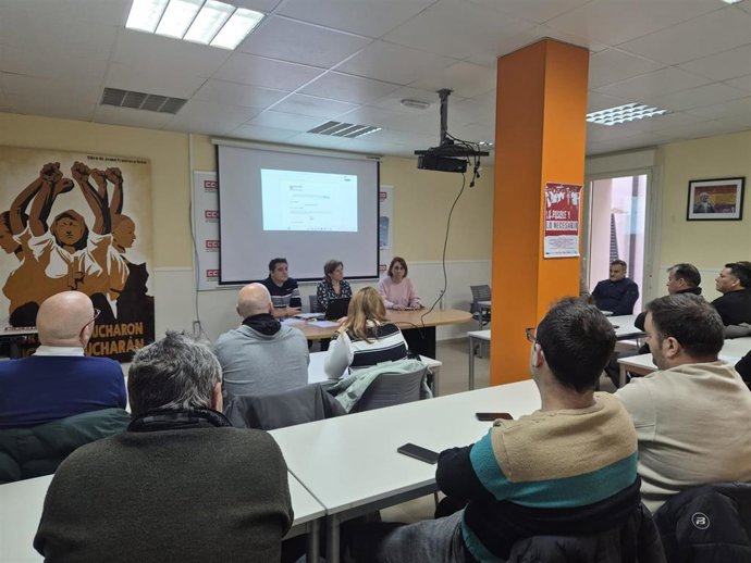 Asamblea de delegados del metal de CCOO en la provincia de Soria.
