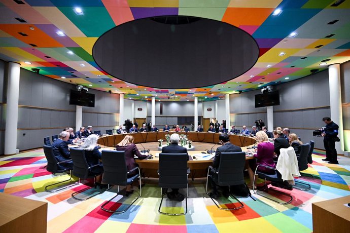 Reunión informal del Consejo Europeo, a 22 de enero de 2026, en Bruselas (Bélgica). En la reunión se trató la relación de los socios europeos con Estados Unidos en medio de las tensiones por las amenazas de Donald Trump hacia Groenlandia.