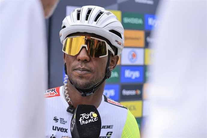 Archivo - El ciclista eritreo Biniam Girmay (NSN Cycling Team), en una imagen de archivo.