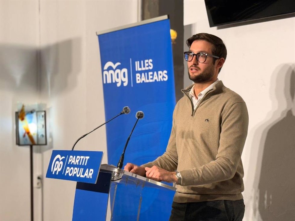 El presidente de la Junta Local del PP de Manacor, Mateu Fullana.