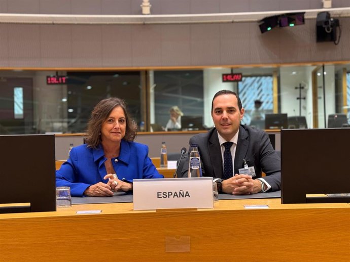 Archivo - La consejera de Sostenibilidad, Catalina García, en una imagen de archivo de un Consejo de Ministros extraordinario de Medio Ambiente de la Unión Europea en Bruselas.