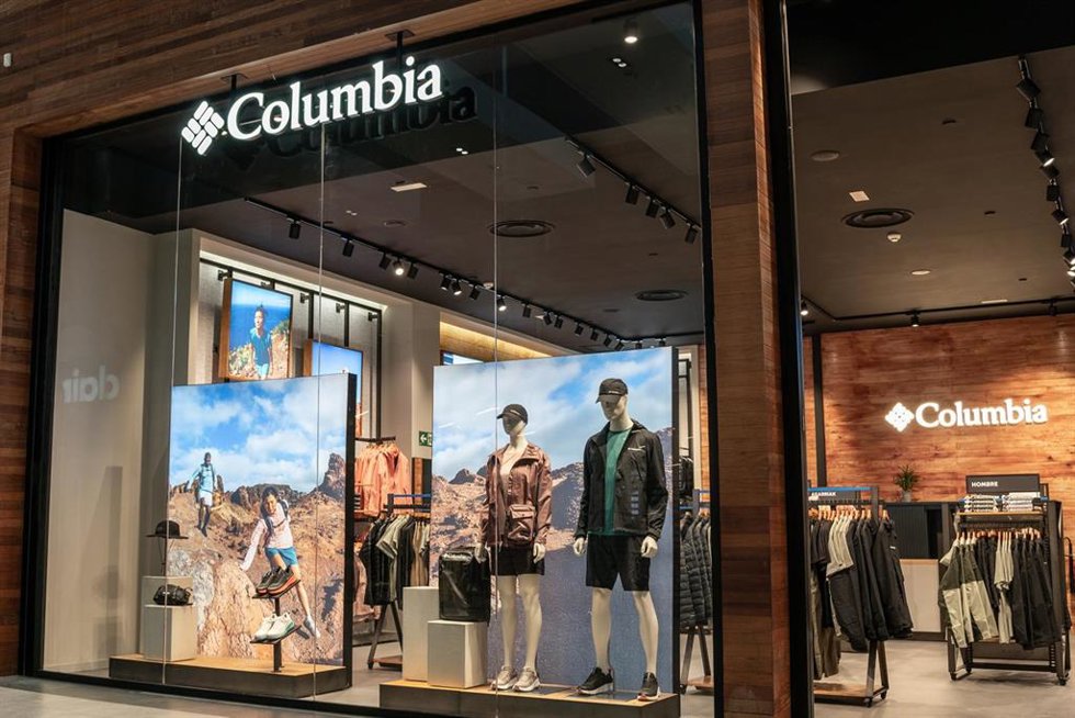 Tienda de la marca deportiva Columbia en San Sebastián.