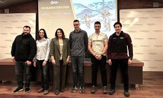 Un momento de la presentación de Ice Gladiators