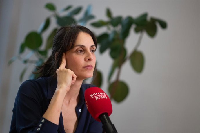La portavoz de Más Madrid en el Ayuntamiento de Madrid, Rita Maestre, en una entrevista con Europa Press.