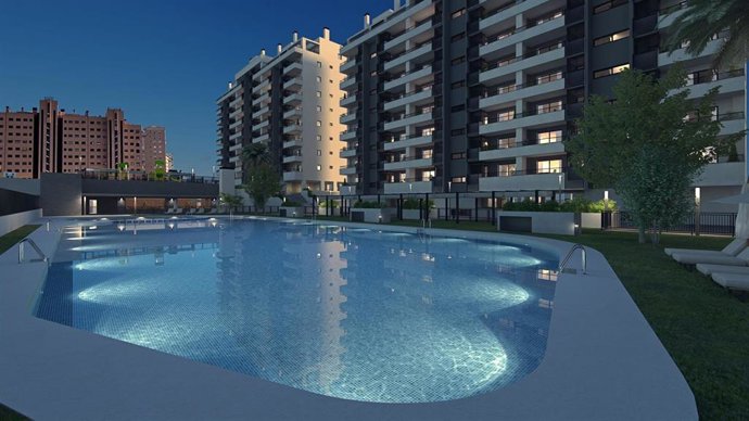 Residencial Les Naus, ubicado en Playa de San Juan, en la ciudad de Alicante