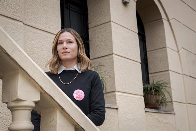 La cineasta Marianna Brennand durante una entrevista para Europa Press, en la embajada de Brasil, a 4 de febrero de 2026, en Madrid (España). Su película ‘Manas’ ha sido nominada a Mejor Película Iberoamericana en los Goya 2026.