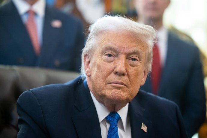 O presidente dos Estados Unidos, Donald Trump, durante um evento na Casa Branca em janeiro de 2026 (arquivo)