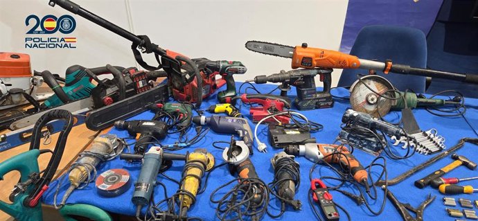 Herramientas intervenidas.