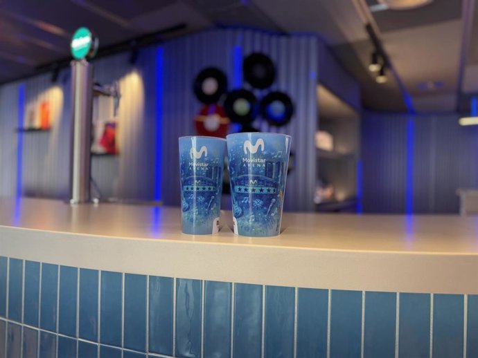 Nuevos vasos reciclables Movistar Arena