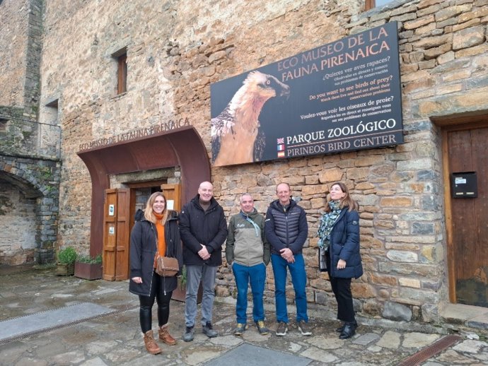 Red Eléctrica apoya a un programa para mejorar la reproducción del quebrantahuesos en el Pirineo aragonés.