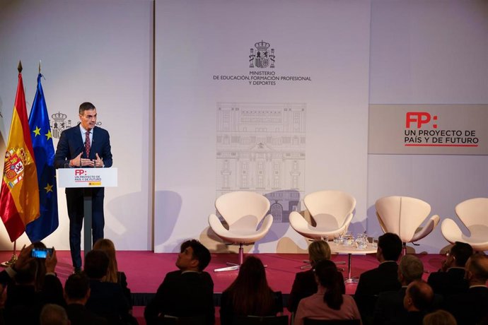 El presidente del Gobierno, Pedro Sánchez, 