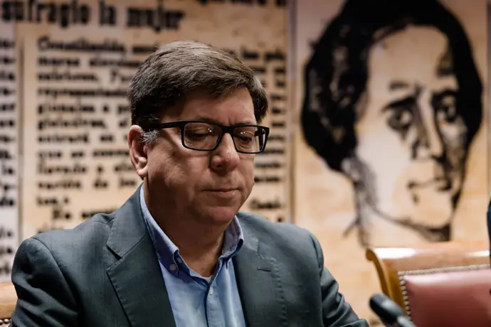 Paco Salazar comparece durante la Comisión de Investigación del 'caso Koldo'