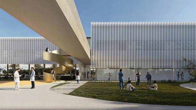 El Hospital de Simulación de la Universidad CEU Fernando III avanza a buen ritmo con el 33% de la edificación ejecutado.