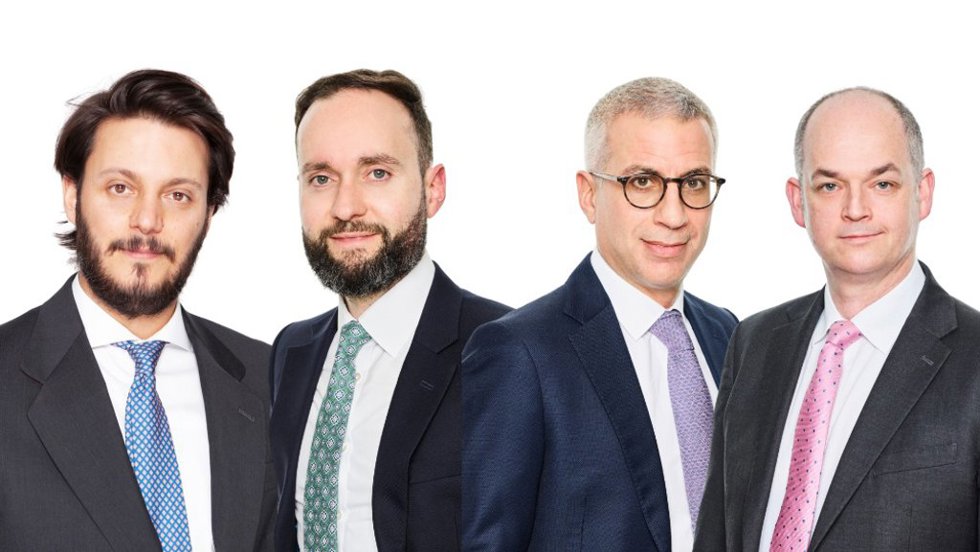 El equipo directivo de Delin Property: Isaac Núñez, Duncan Jarvis, Raffi Killian y Nick Martin