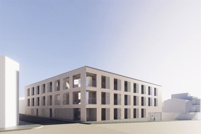 Render de la futura promoción de vivienda protegida de Artà.