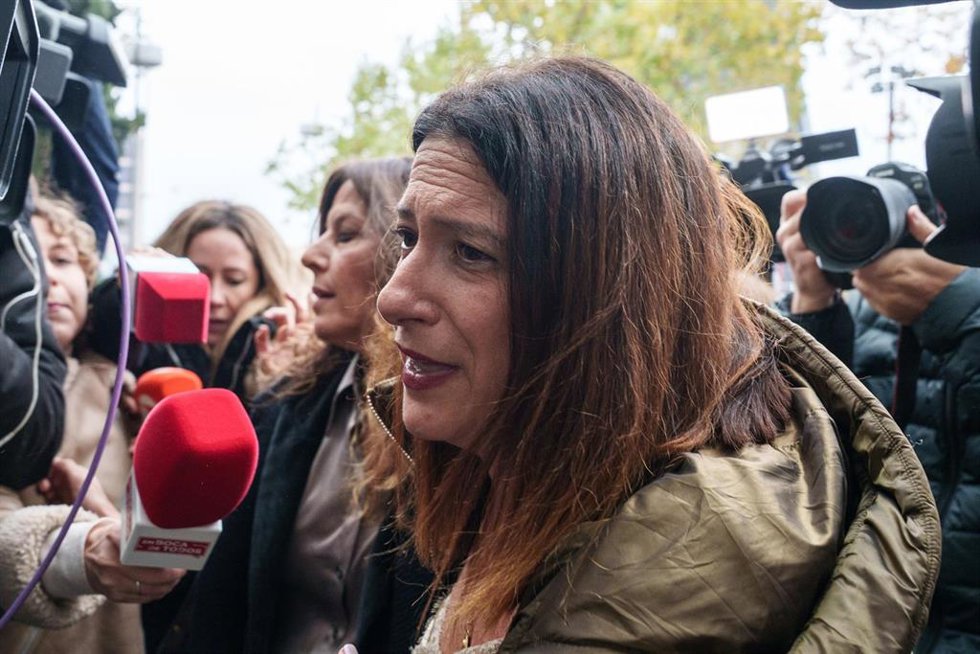 Archivo - Leire Díez a su llegada a los juzgados de Plaza de Castilla para declarar por el caso Leire Díez, a 17 de noviembre de 2025, en Madrid (España). 