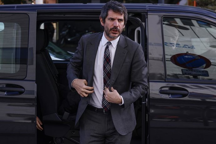 El ministro de Cultura, Ernest Urtasun, en València. 