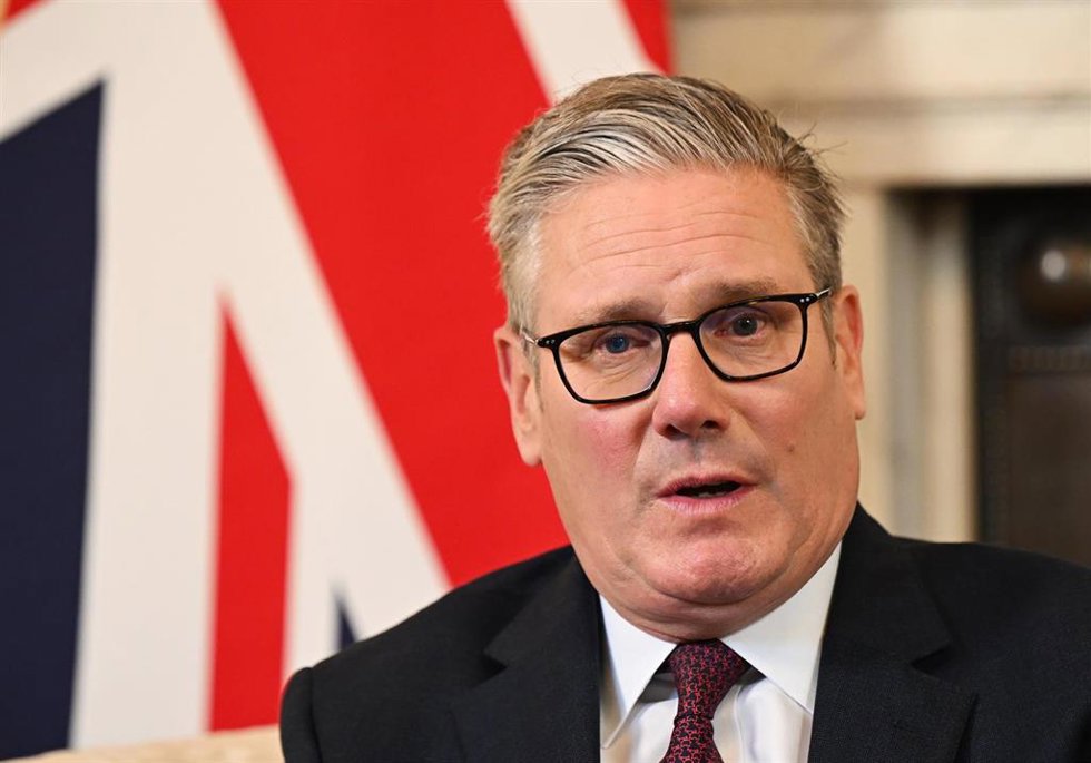 Archivo - El primer ministro británico, Keir Starmer, ofrece declaraciones a la prensa el pasado septiembre.