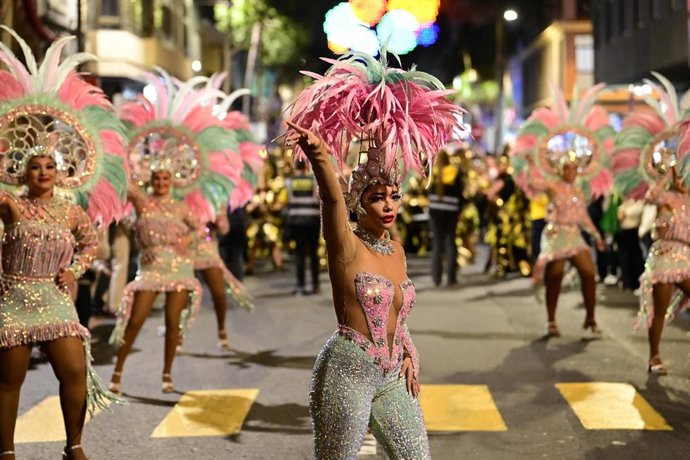 Pasacalles anunciador del Carnaval de Las Palmas de Gran Canaria en 2025