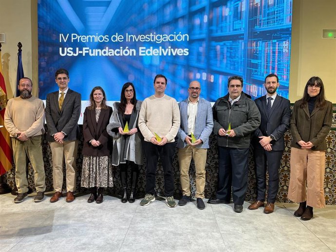 La Universidad San Jorge (USJ) y la Fundación Edelvives premian la "excelencia" y la trayectoria científica de sus investigadores