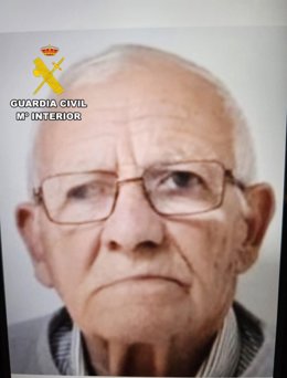 Imagen del varón de 82 años que desapareció ayer por la tarde de su domicilio en la localidad de Noceda del Bierzo (León).