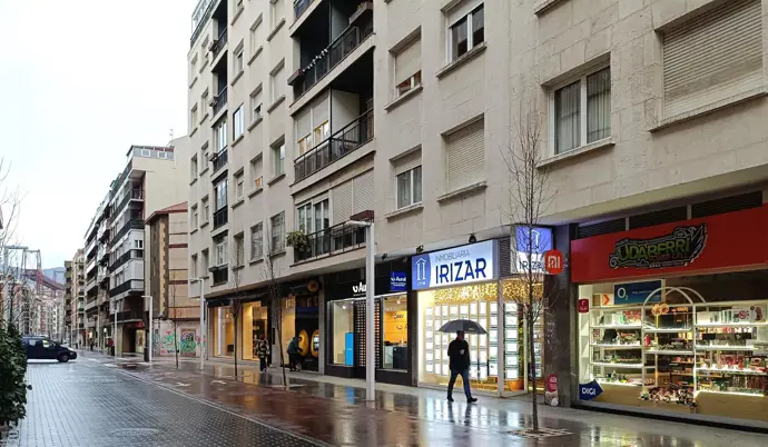 Lluvia en Getxo (Bizkaia)