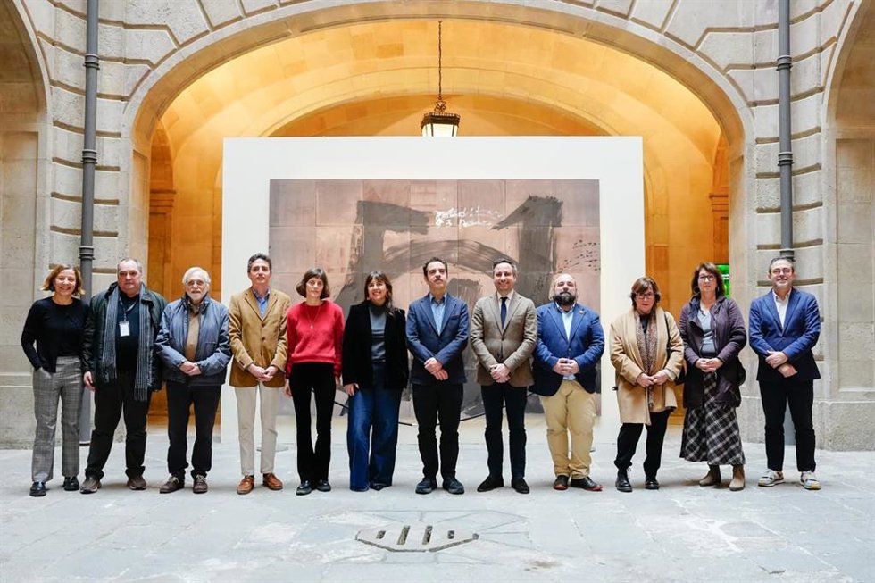El Consell de Mallorca participa en la presentación del Año Blai Bonet en la Generalitat de Catalunya.