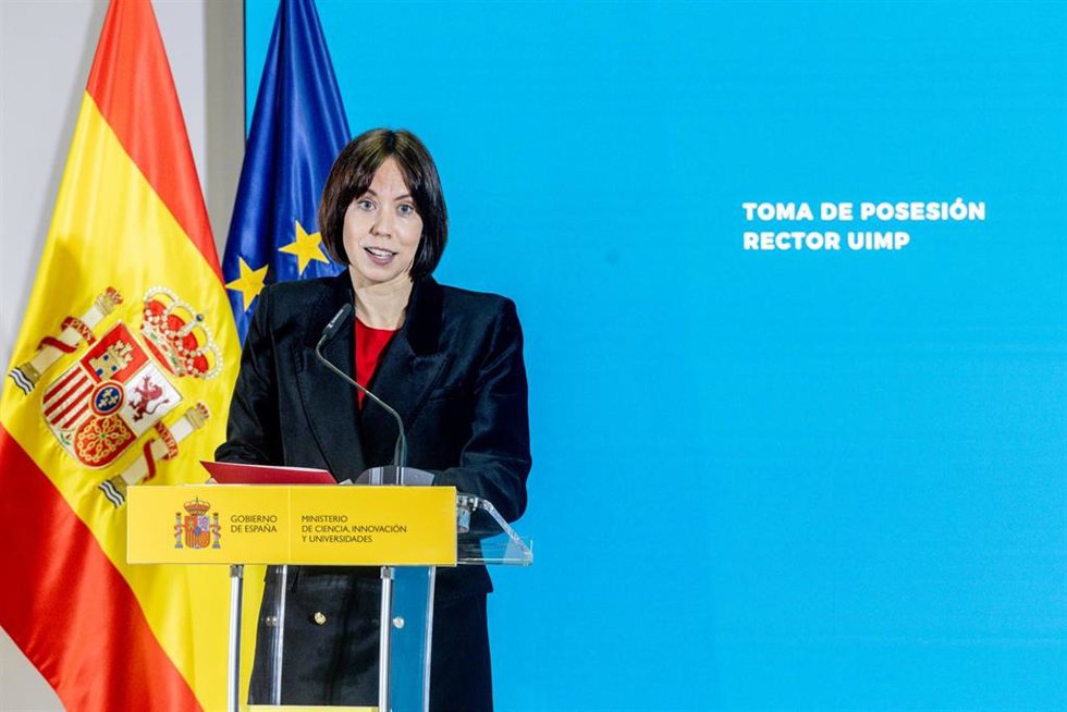 La ministra de Ciencia, Innovación y Universidades, Diana Morant,  