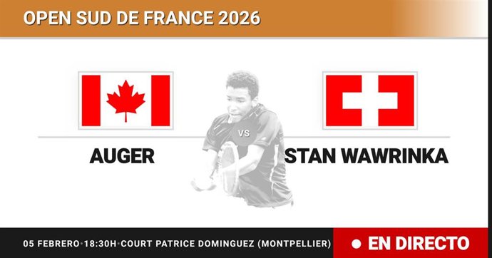 Felix Auger-Aliassime - Stan Wawrinka: resumen y estadísticas del partido de Octavos de final de Open Sud de France