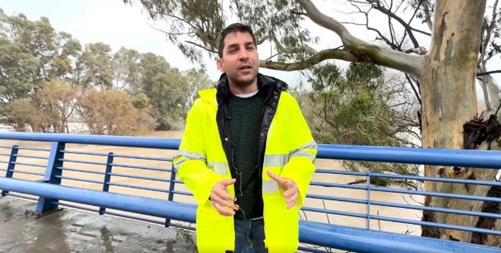 El alcalde de Casares (Málaga), Juan Luis Villalón, en un vídeo en redes sociales.