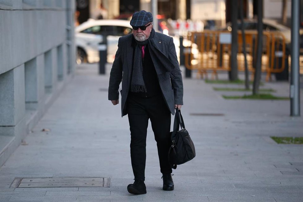 El excomisario José Manuel Villarejo a su llegada a la Audiencia Nacional, a 20 de enero de 2026, en Madrid (España).