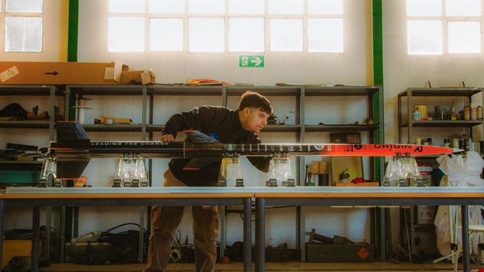 El coet de l'equip Faraday Rocketry