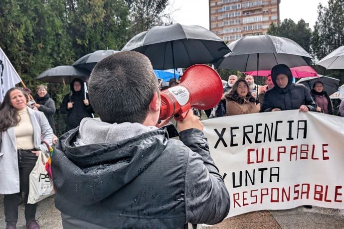 Imagen de la protesta.