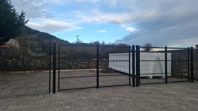 Izoria habilita una zona de acopio de restos de poda