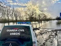 La Guardia Civil vigila la zona desalojada de La Isleta en Coria para impedir el acceso y evitar robos