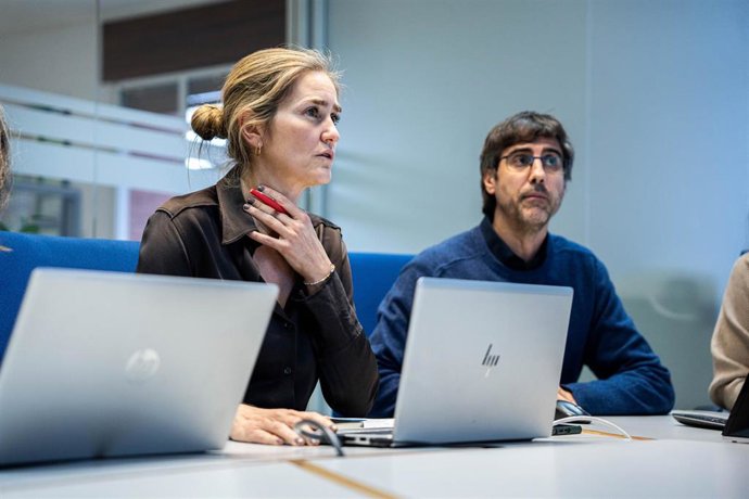 La vicepresidenta tercera del Gobierno y ministra para Transición Ecológica y el Reto Demográfico, Sara Aagesen (1i), continúa el seguimiento de la situación meteorológica e hidrológica, a 5 de febrero de 2026, en Madrid (España). 