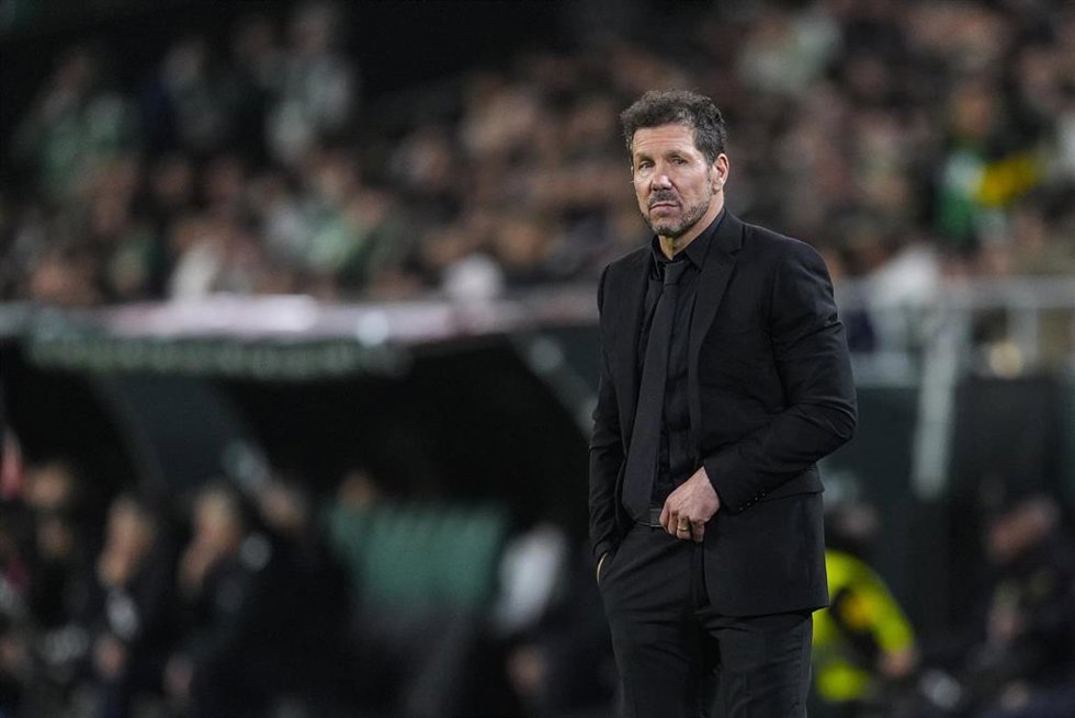 Diego Pablo Simeone, entrenador del Atlético de Madrid.