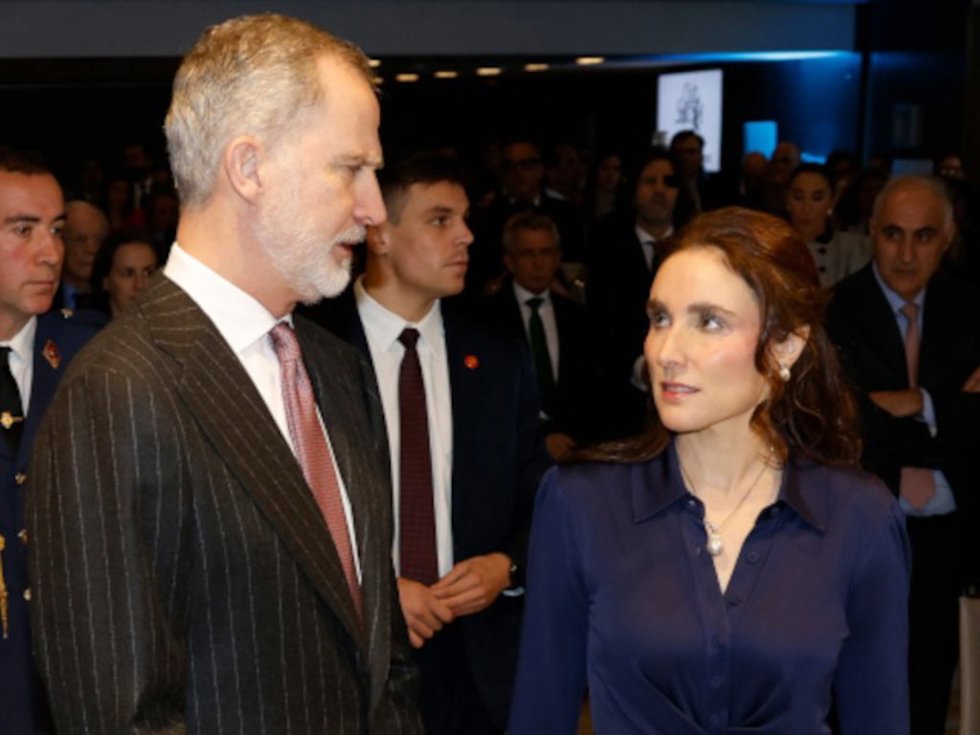El Rey Felipe VI, acompañado por Paloma Segrelles, preside la celebración del 50 aniversario del Club Siglo XXI, a 5 de febrero de 2026, en Madrid (España). El Club, fundado en 1969 se convirtió en una referencia del debate durante la Transición acogie