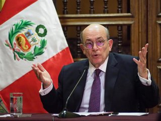 Archivo - El ministro de Exteriores de Perú, Hugo de Zela