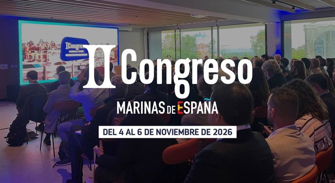 Marinas de España celebrará su II Congreso Nacional del 4 al 6 de noviembre de 2026