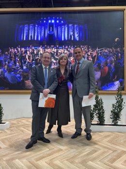 Victoria Bazaga, Jesús Cimarro y Raul Tola