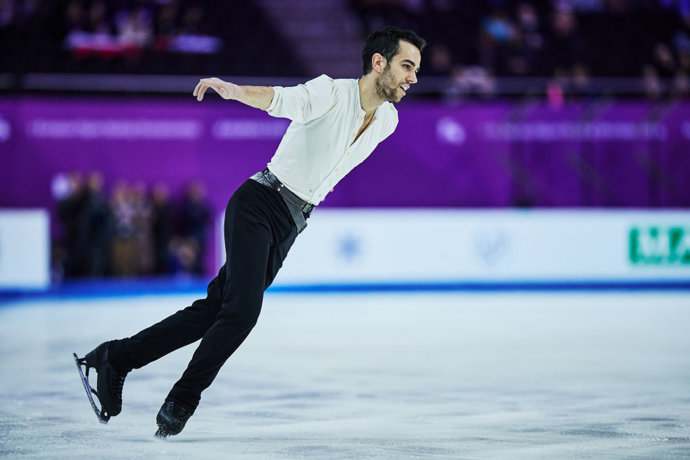 Archivo - Tomàs Guarino, durante una competición.