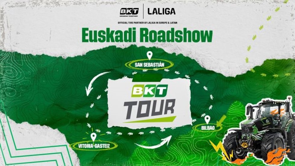 BKT Tour-Euskadi Roadshow, el viaje itinerante de BKT y LaLiga.