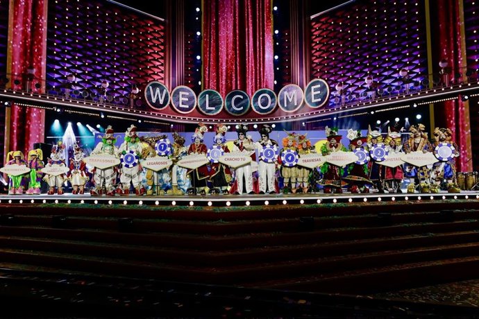 Murgas finalistas que actuarán en el Carnaval de Las Palmas de Gran Canaria