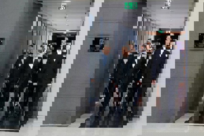 06 February 2026, Oman, Muscat: Iranian Foreign Minister Abbas Araghchi arrives to meet with his Omani counterpart before Oman-mediated negotiations with the United States on the Islamic Republic's nuclear programme, in Muscat.