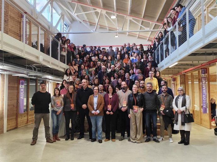 Raquel Gil ha participado en la 'Febrerada' de la ESS en Barcelona.