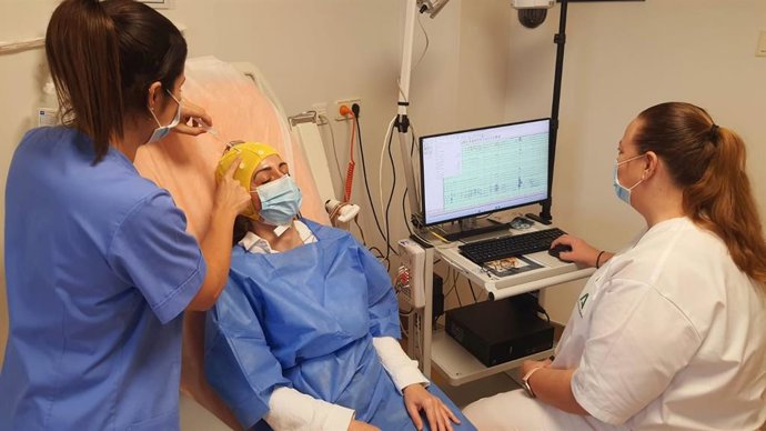Imagen de enfermeras en el Hospital Santa Ana de Motril (Granada).