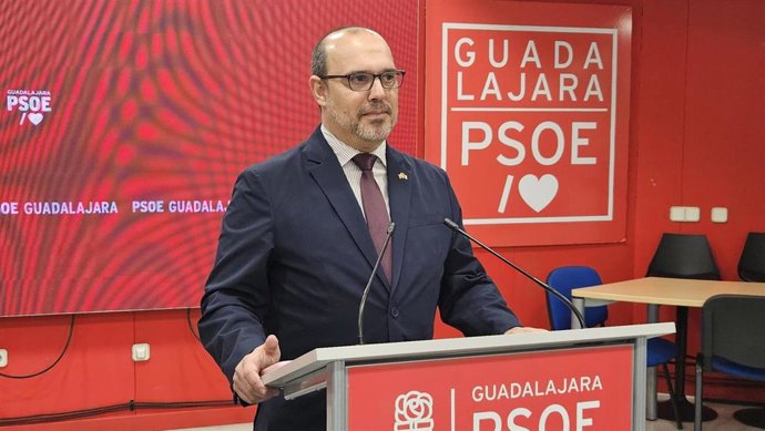 El presidente de las Cortes de Castilla-La Mancha y secretario general del PSOE en Guadalajara, Pablo Bellido.