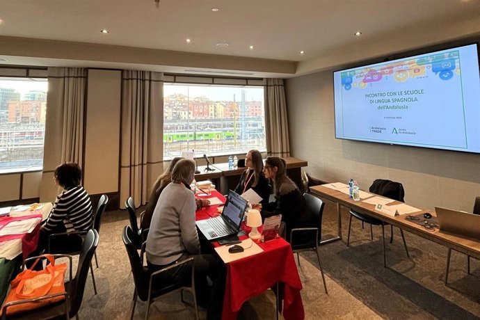 Primera jornada de la acción de Andalucía Trade para reforzar la enseñanza del español en Italia, segundo país emisor de estudiantes hacia la región.