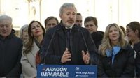 Azcón pide el voto para "un gobierno fuerte del PP" que evite el "bloqueo" de Aragón